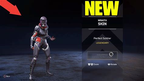 Apex Legends New Wraith Skin Gameplay Perfect Soldier