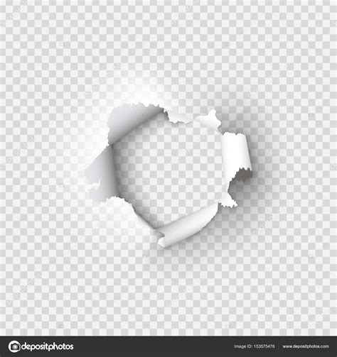 Holes Torn In Paper Stock Vector Image By ©panaceadoll 153575478