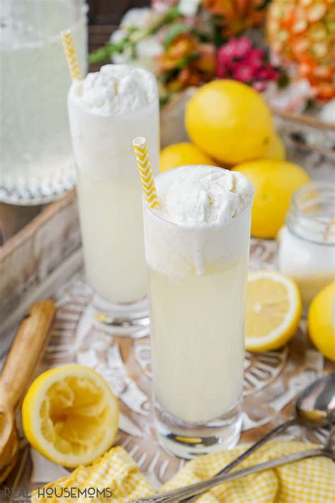 Homemade Lemonade Floats Real Housemoms