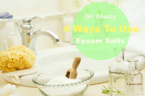 Epsom Salts Uses 4 Diy Beauty Treatments Perfect For An At Home Spa Day