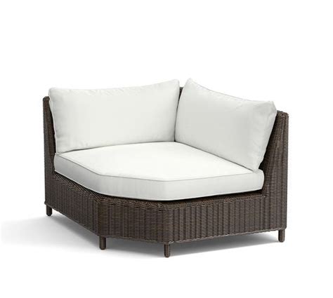 Torrey All Weather Wicker Square Arm Outdoor Sectional Components