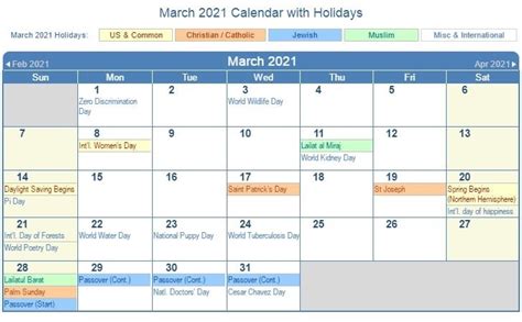 See a list of the march 2021 holidays how many days till then and what weekday they occur on. Government Holidays March 2021 Printable Calendar Templates.