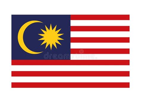 Malaysia Flag Emblem Stock Vector Illustration Of Design 245932917