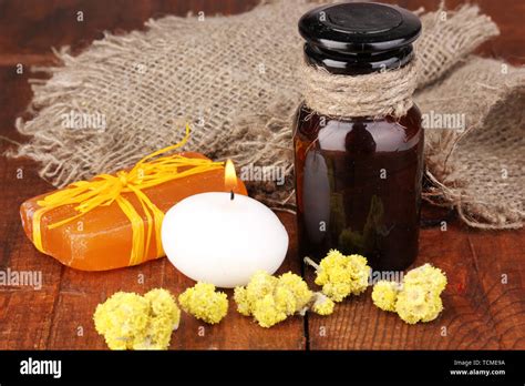 Herbs And Jars Stock Photo Alamy
