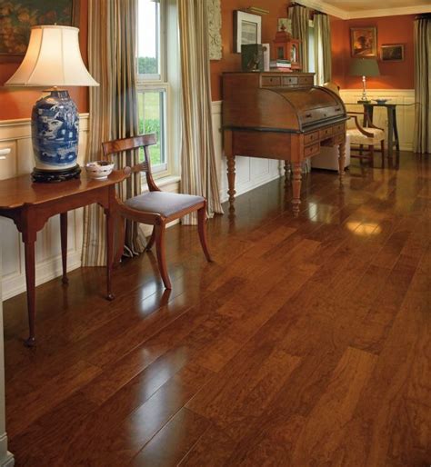 Cherry Engineered Hardwood In Amber Stain Armstrong Hardwood Floors