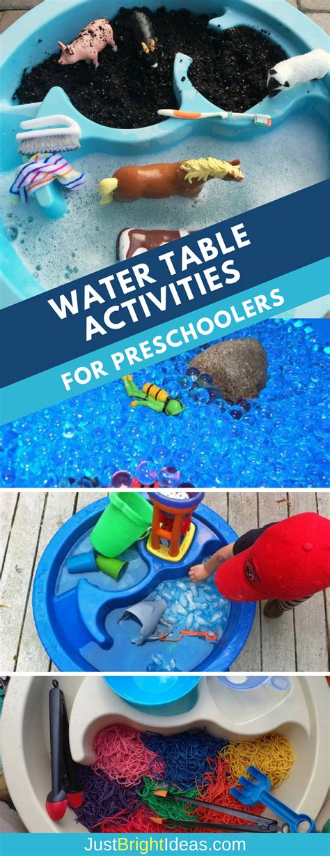 We’ve got 12 super fun water table activities for preschoolers and
