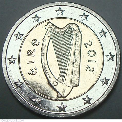 2 Euro 2012 Euro 2002 Present Ireland Coin 37272