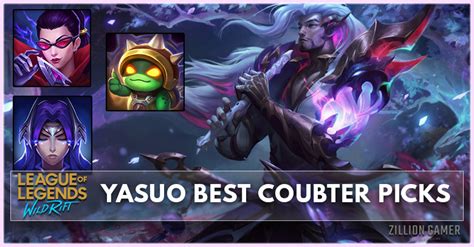 Yasuo Counter Wild Rift General Counter Lane Synergy And Item Counter