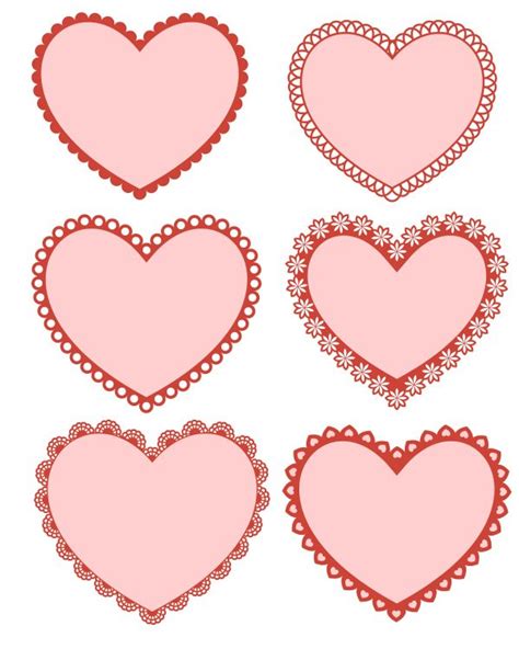 Free Printable Printable Valentine Hearts
