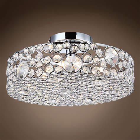 If you are installing a ceiling light for the first time rather than replacing an old fixture, consult an electrician. Joshua Marshal Limited Edition 4 Light 13" Round Crystal ...