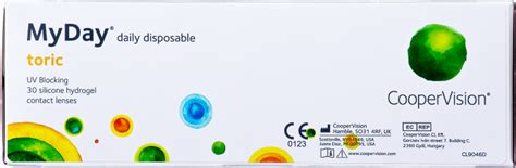 CooperVision MyDay Daily Disposable Toric 30 Pack Pris