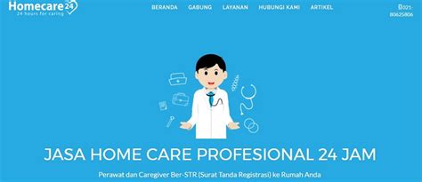 Homecare Aplikasi Online Penyedia Jasa Home Care Dan Perawat