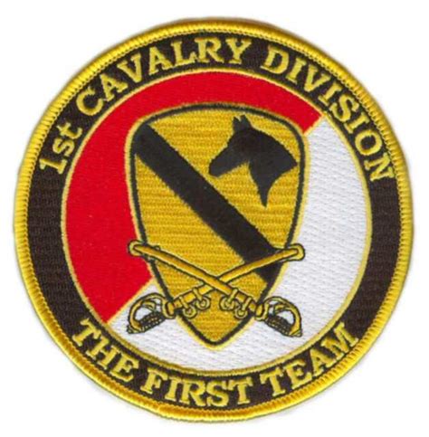 1st Cavalry Division With Crossed Sabres Patch Officially Licensed Ebay
