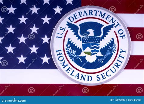 Us Department Of Homeland Security Editorial Stock Image Image Of