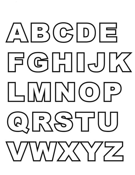 A Z Alphabet Coloring Pages Download And Print For Free