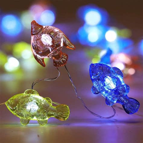 187 Ft 40 Led Tropical Fishes Decorative String Lights With Etsy