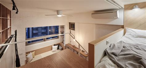 Tiny Studio Apartment In Taipei City With Sleeping Loft Idesignarch