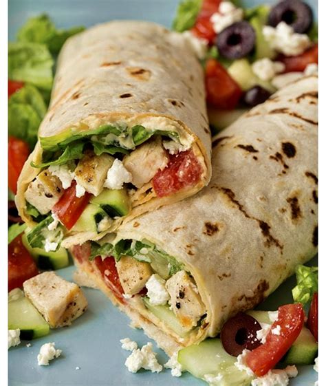 Greek Salad Wrap Inergyfoods