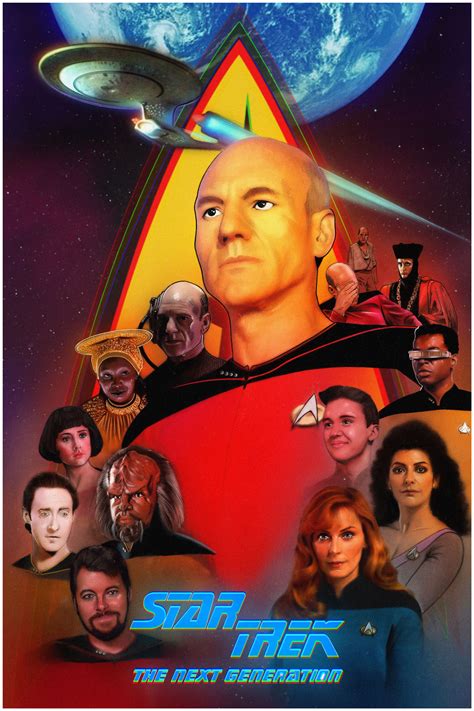 Star Trek The Next Generation 35th Anniversary Poster
