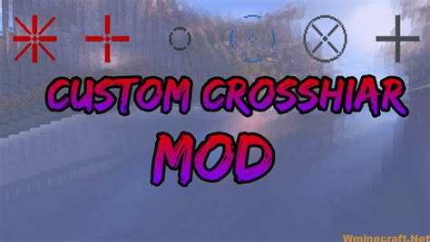 Custom Crosshair Mod 11711165 Change The Default Minecraft
