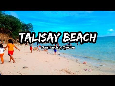 Talisay Beach San Narciso Quezon Barkong Bato Youtube