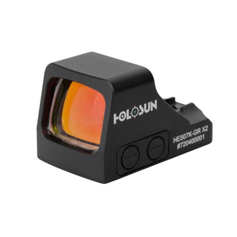 Holosun Pistol Optical Sight With Multiple Reticle System Green Dot