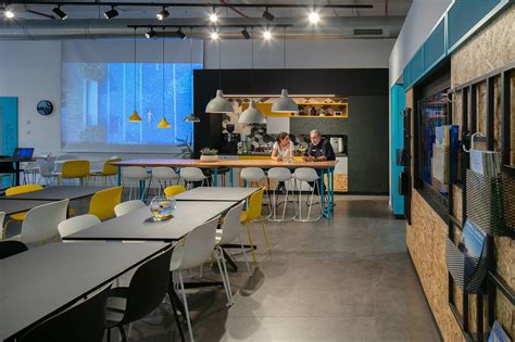 Office Cafeteria Design By Studio Dulu Israel Cafeteria Design