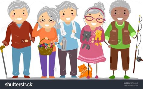Activities for the elderly, dementia activities, aged care. Image result for group of old people cartoon | Life ...