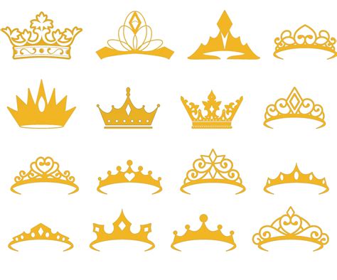 Crown Svg Bundle Queen Crown Svg King Crown Svg Princess Etsy Uk