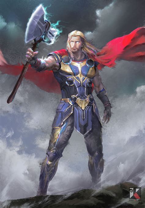 Thor Love And Thunder Fan Art Hoang Luong Marvel Thor Marvel
