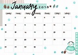 Get this January 2018 free printable calendar | Free printable calender ...