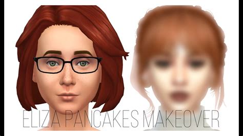 Eliza Pancakes Makeover Sims 4 Cas Cc Folder And Sim Download Youtube