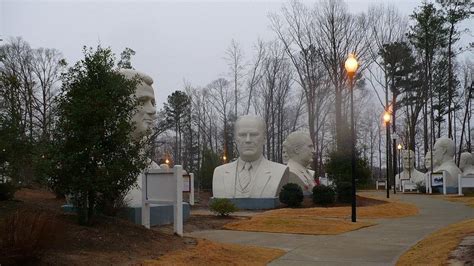 Presidents park is situated in district of columbia, close to zero milestone. The Abandoned Giant Busts of Presidents Park | Amusing Planet