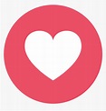 Facebook Amei Emoji - White Heart In Red Circle, HD Png Download ...