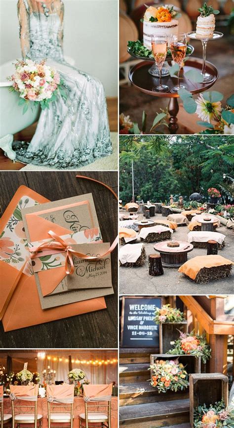 Cadmium Orange Pantones 2015 Fall Wedding Color Inspiration Lucky