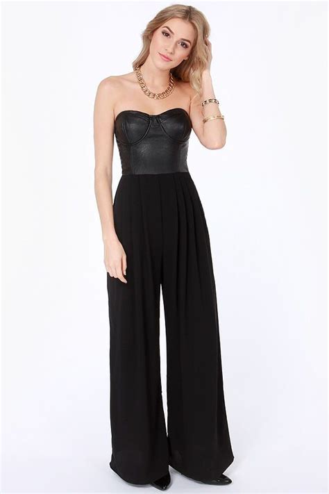 easy glider strapless black jumpsuit at aka ny outfit whooop black strapless