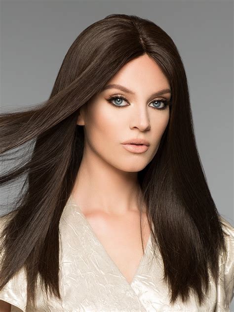 Luxurious 100 Human Hair Lace Front Monofilament Straight Wigs