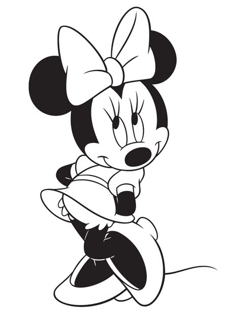 Coloring Pages Minnie Mouse Coloring Pages Disney Coloring Pages