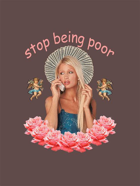 Paris Hilton Stop Being Poor T 80s Tapestry Textile By Roberts Mason
