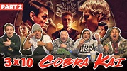 Cobra Kai | 3X10: “December 19th” Part 2 REACTION!! - YouTube