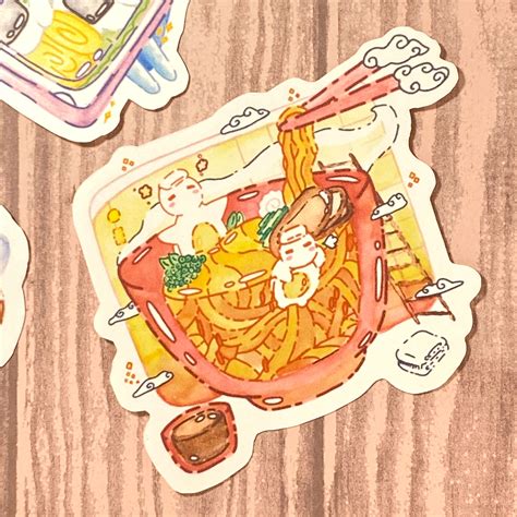 Japanese Snack Stickers Kawaii Sticker Cute Sticker Etsy