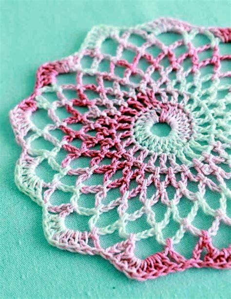 40 Pretty And Easy Crochet Doily For Beginners Photofun4ucom