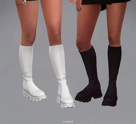 Mmsims Daydream Boots Mmsims On Patreon Boots Sims Sims 4 Body Mods