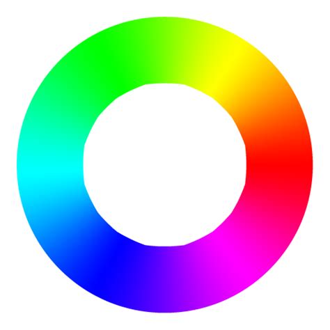Color Wheel Coloring Page Png Image With Transparent Background Png