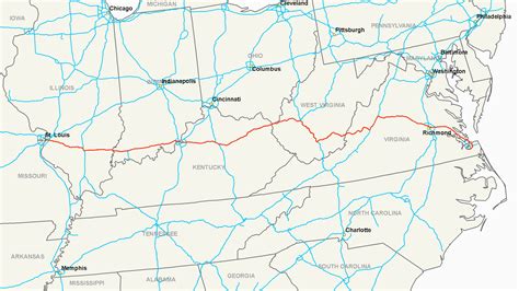 Interstate Map Of Tennessee Secretmuseum