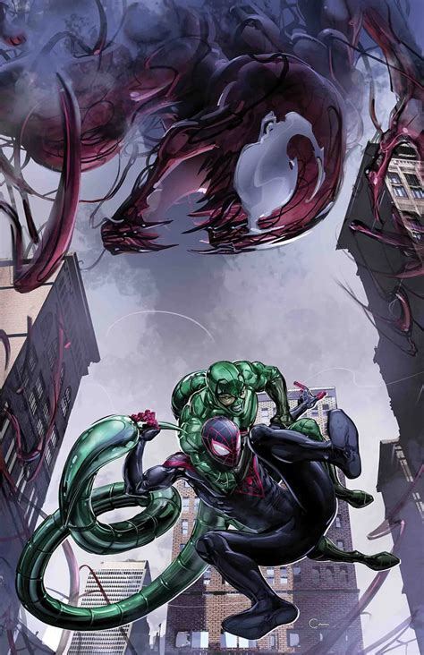 Miles Morales Engulfed With Symbiotes With Absolute Carnage Mark Bagley