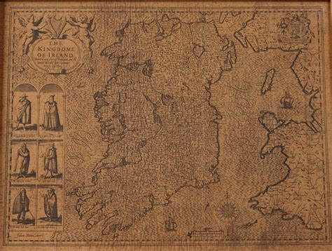 John Speed Map Of The Kingdom Of Ireland In 1610 Price Estimate