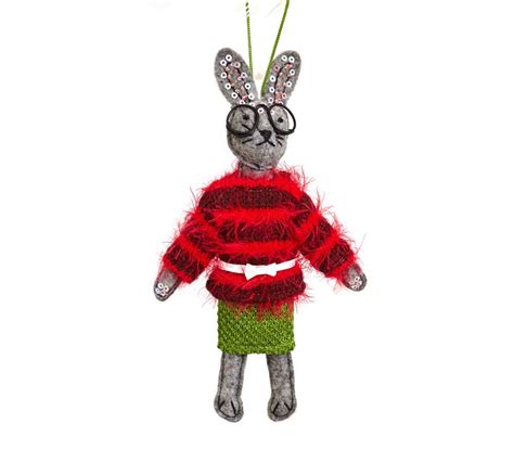 Dress The Tree The Best Dressed Festive Bunny Ever This Dapper