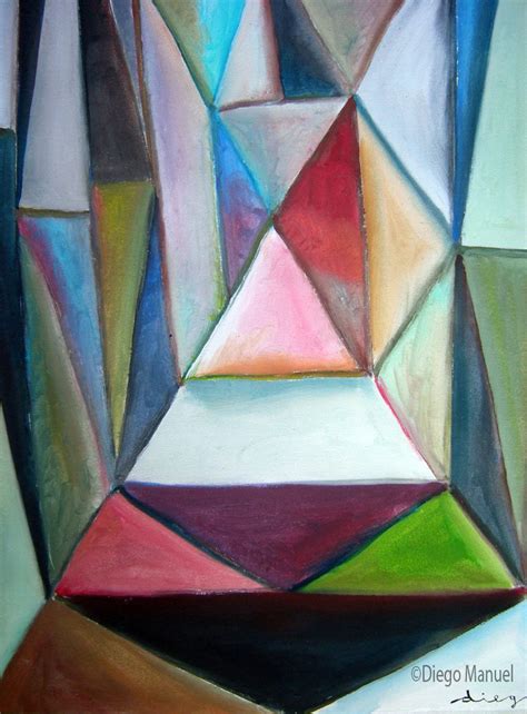 Triangles Pictureabstract Artwork By Diego Manuel Arte Abstracto