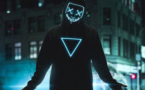 Maybe you would like to learn more about one of these? 3840x2400 Neon Mask Boy 4k 4k HD 4k Wallpapers, Images ...